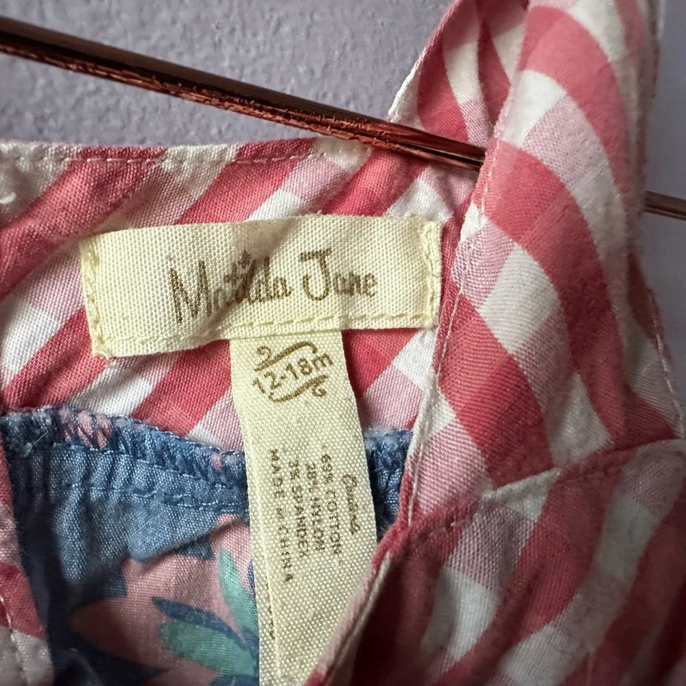 Matilda Jane Blue Floral Bow Top Size 12-18 Months - Picture 7 of 10